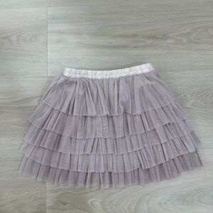Zara Girls Tulle Skirt, Size 9/10, Blush